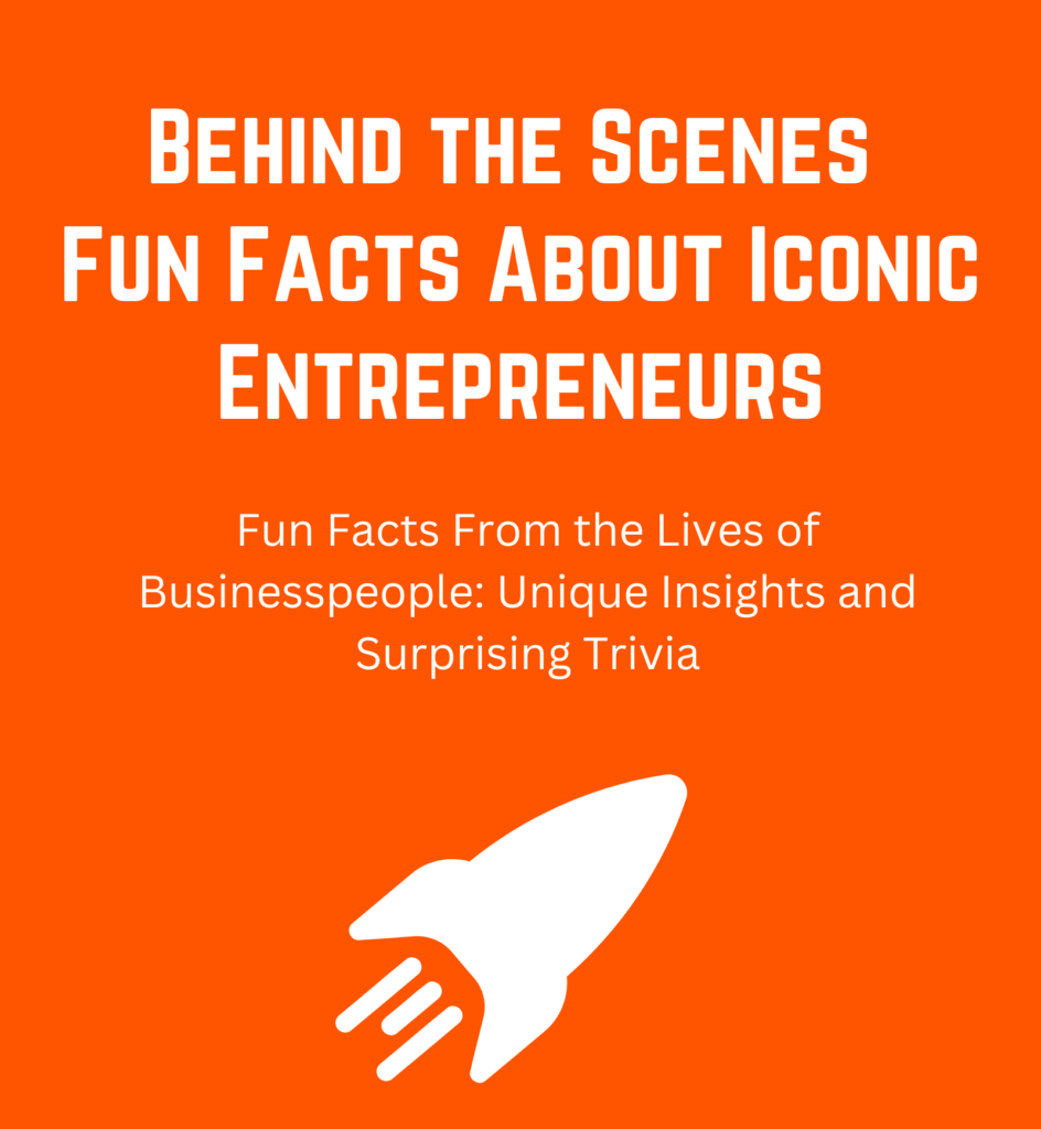 Masayoshi Son, Japanese tech mogul and highest-paid CEO. Behind the Scenes: Fun Facts About Iconic Entrepreneurs. Subprofit Book